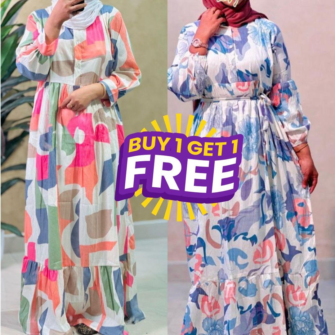 Combo Offer Printed Gown