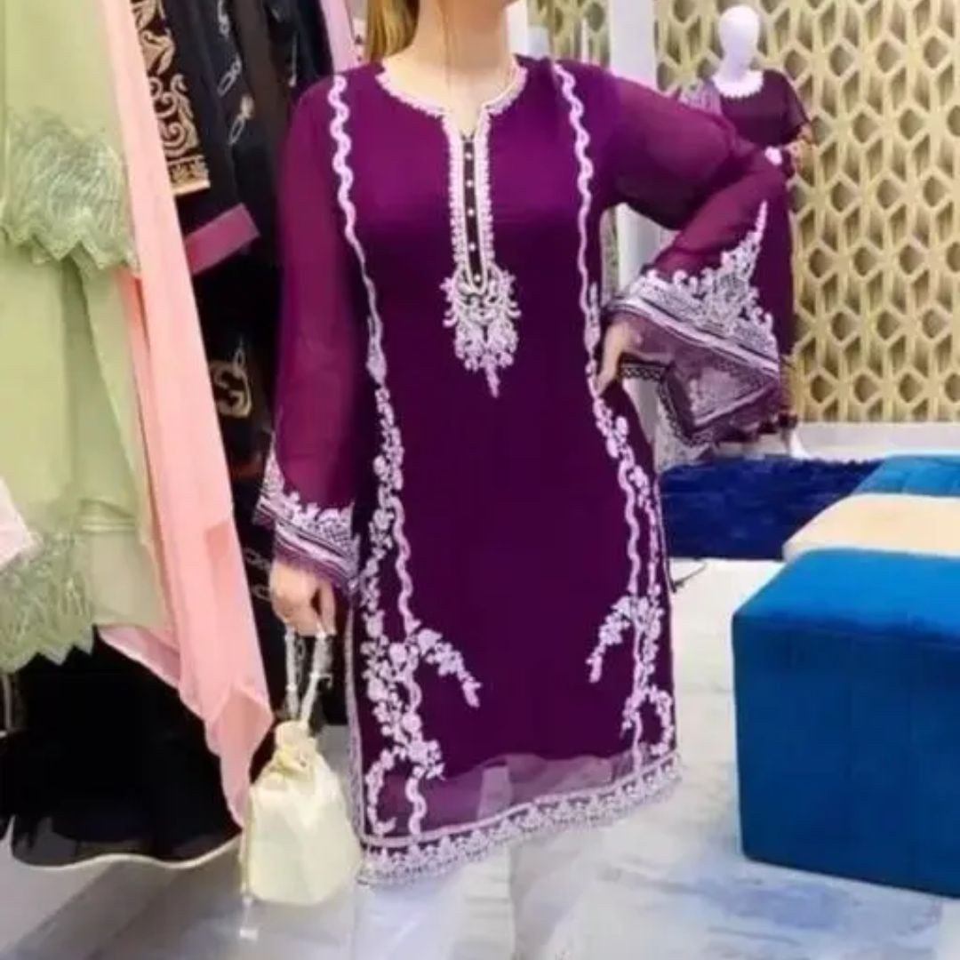 Kurta And Pant Set Georgette – Elegant Ethnic Wear Outfit