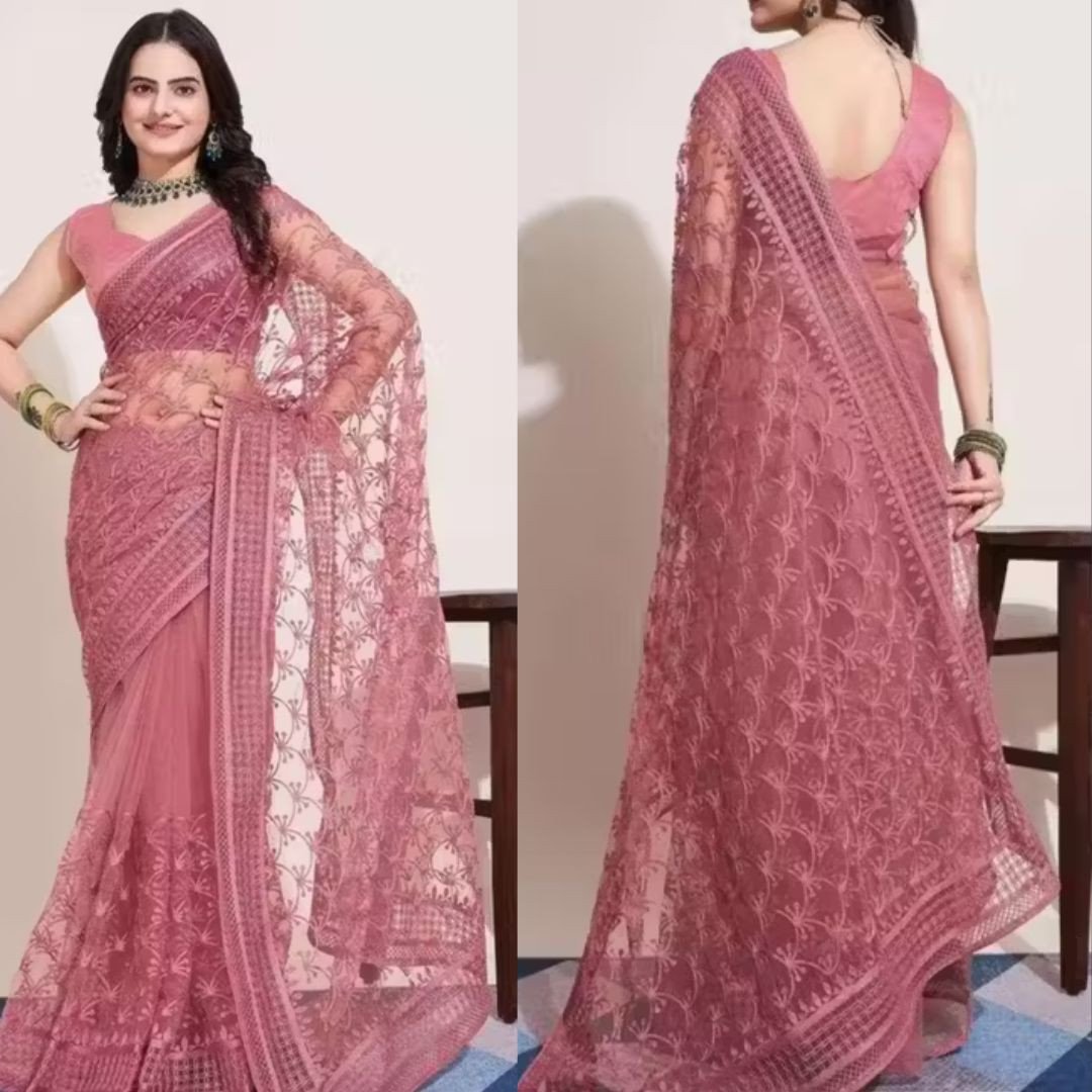 Fancy Women Net Saree